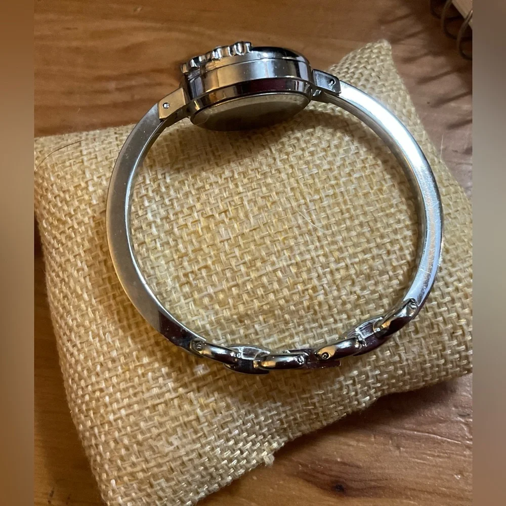 Christmas duo/set watches snowman and tree silver tree and white cuff bracelet